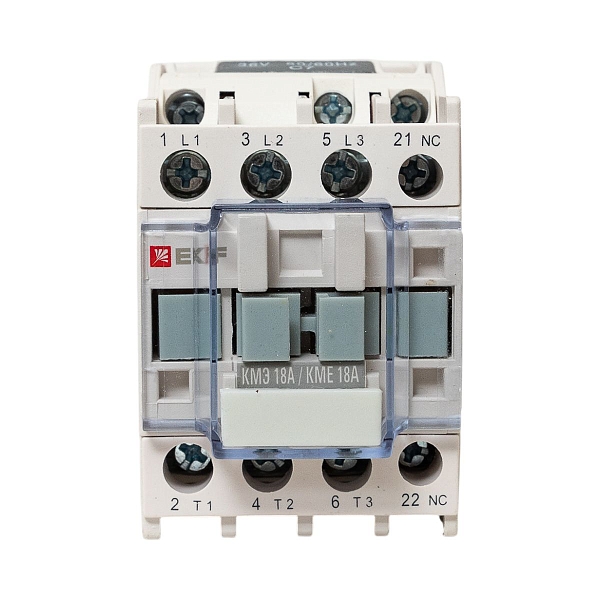 Контактор КМЭ-1 18А 1NC 36В AC EKF