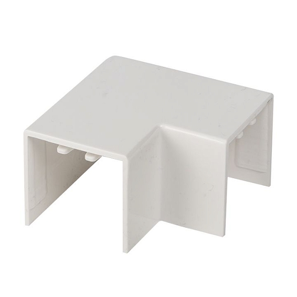 Поворот 90 гр. (25x25) (4 шт) белый EKF-Plast 