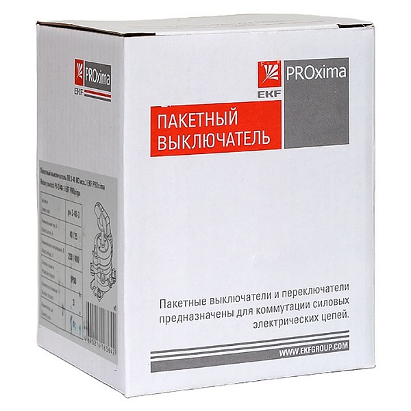 Пакетный выключатель ПВ 3-40 М3 исп.3 EKF PROxima