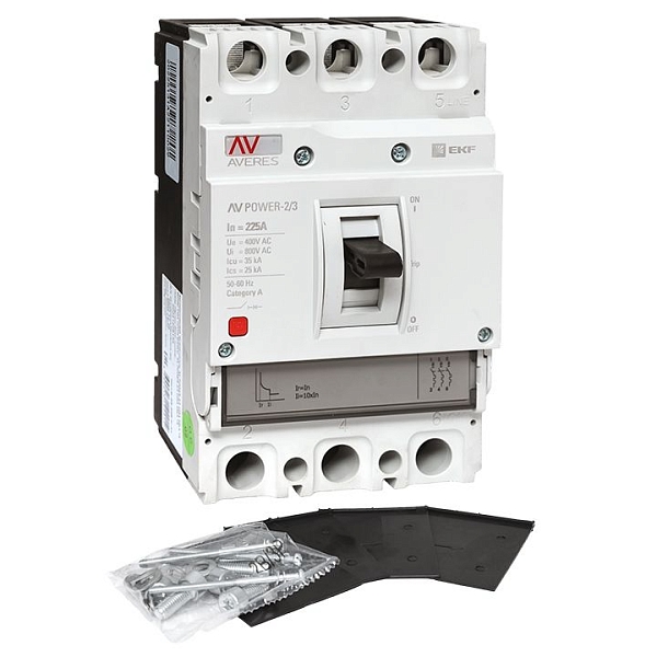 Выключатель автоматический в литом корпусе AV-POWER-2/3 225А 35кА TR EKF