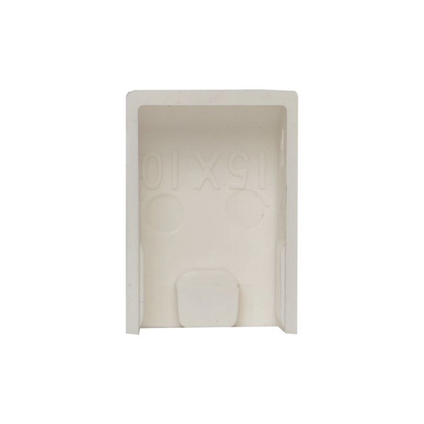 Заглушка (15x10) (4 шт) белая EKF-Plast 