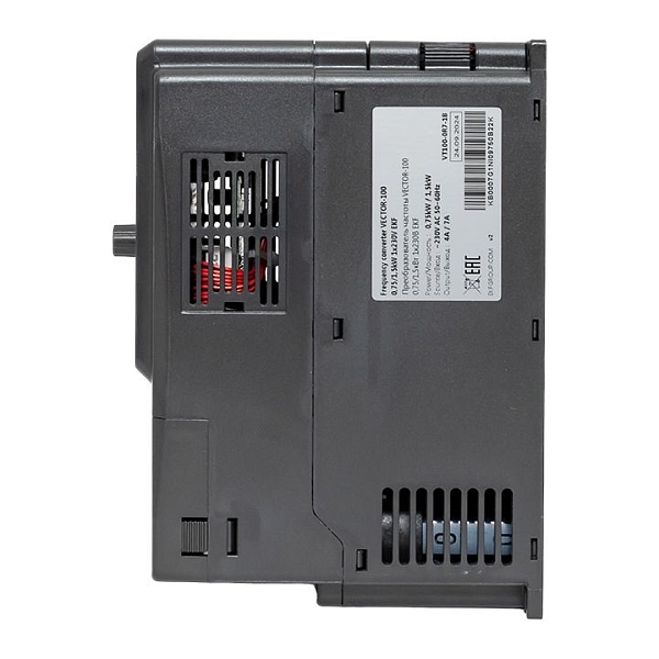 Преобразователь частоты 0,75/1,5кВт 1x230В VECTOR-100 EKF PROxima