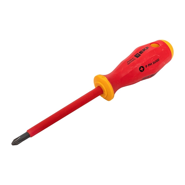 Отвертка Professional PH-FL2x100 мм VDE 1000В EKF