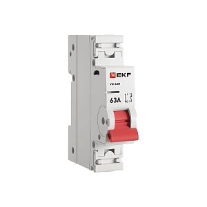 Выключатель нагрузки ВН-63N 1P 63А PROXIMA EKF 