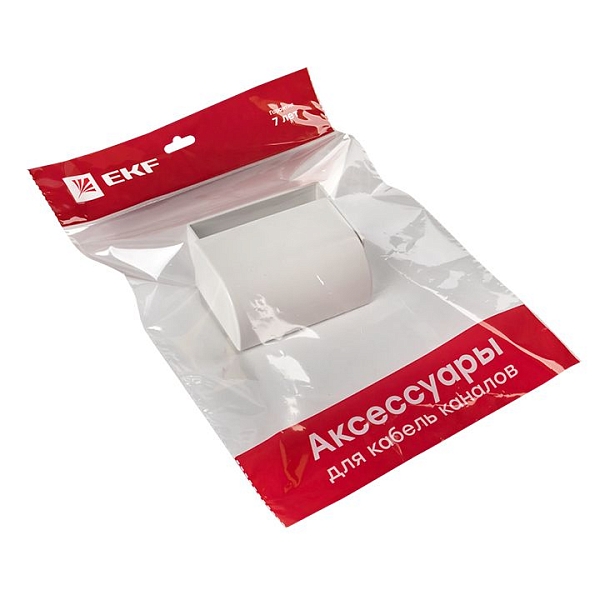 Заглушка (100x40) (2 шт) белая EKF-Plast 