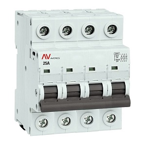 Выключатель нагрузки AVN 4P 25A AVERES EKF 