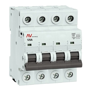 Выключатель нагрузки AVN 4P 125A AVERES EKF 