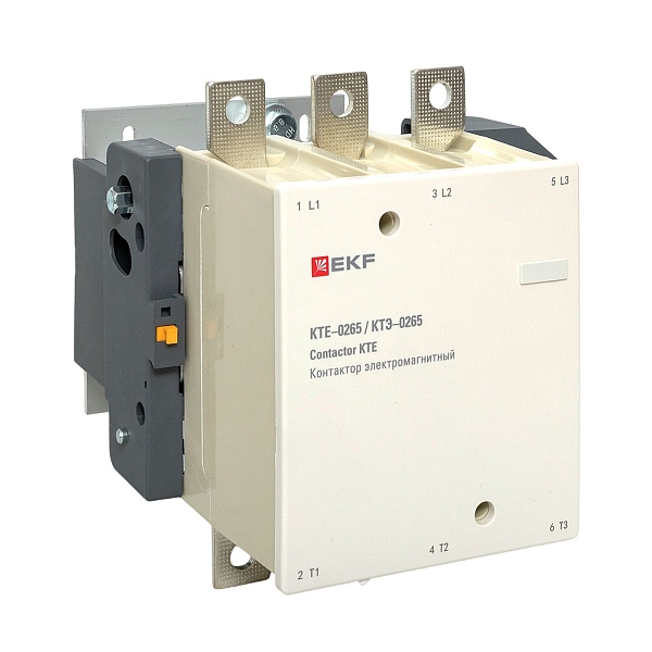 Контактор КТЭ-1 265А 1NO 230В AC EKF