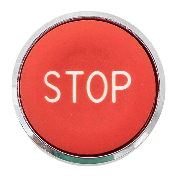 Исполнительный механизм кнопки "STOP" XB4 красный плоский возвратный без фиксации IP65 EKF