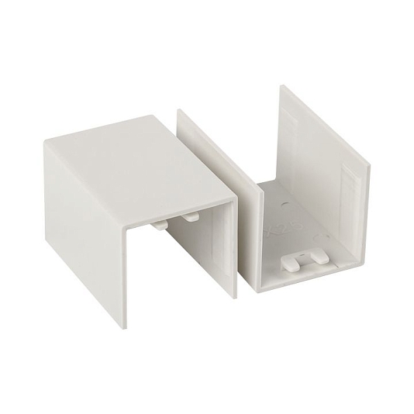 Соединитель (25x25) (4 шт) белый EKF-Plast 