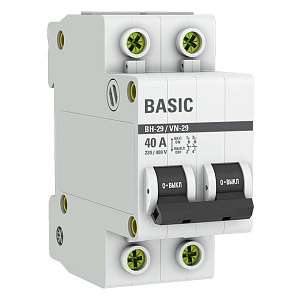 Выключатель нагрузки ВН-29 2P 40А BASIC