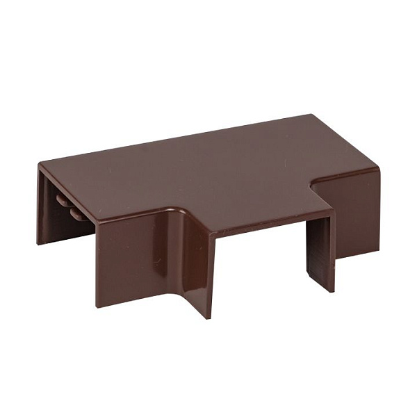 Угол T-образный (25x16) (4 шт) темное дерево EKF-Plast 