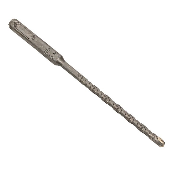 Бур по бетону SDS-plus 6x160 мм (2 резца)(4S спираль)EKF Master