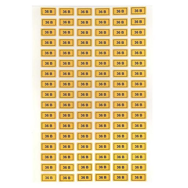 Наклейка "36В" (10x15) EKF PROxima