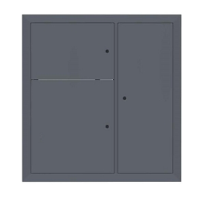Щит этажный до 8 кв. без окон RAL7024 (1000x950x150) EKF PROxima