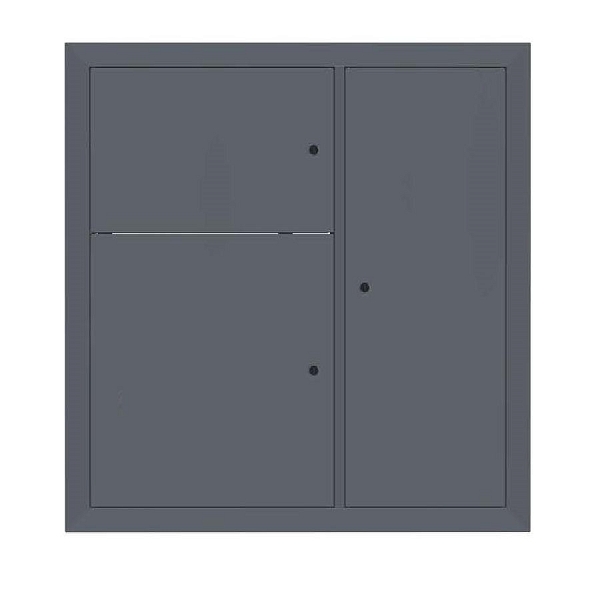 Щит этажный до 8 кв. без окон RAL7024 (1000x950x150) EKF PROxima
