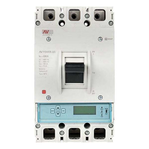Выключатель автоматический в литом корпусе AV-POWER-3/3 630А 100кА ETU6.0 EKF