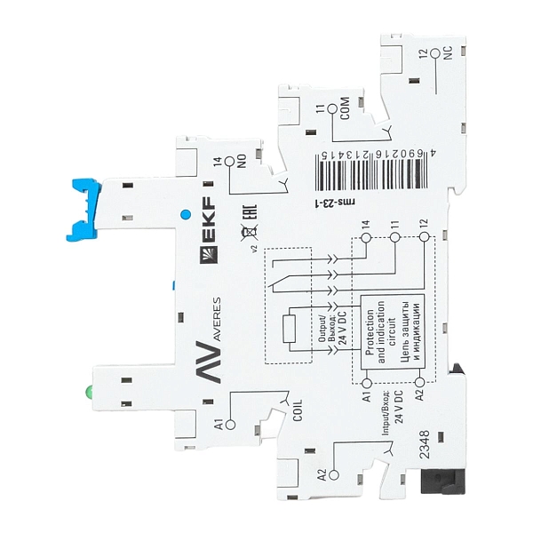 Разъем для реле РM slim 23/1 EKF AVERES