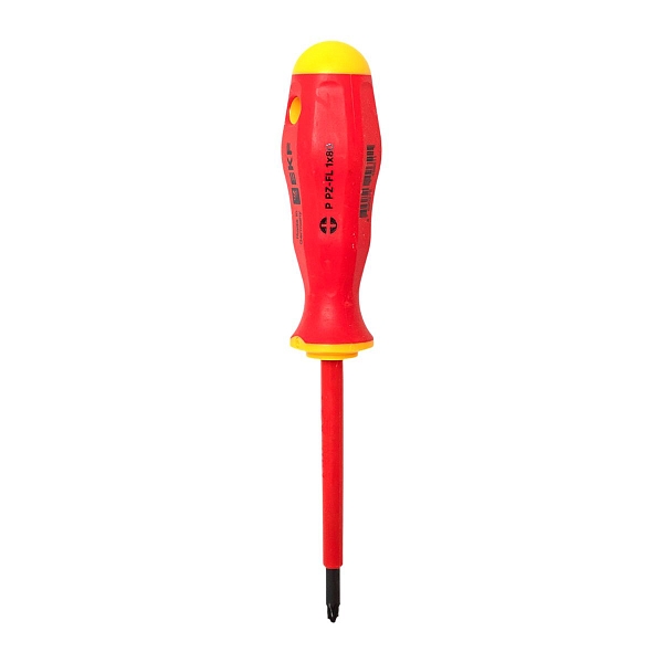 Отвертка Professional PZ-FL1x80 мм VDE 1000В EKF