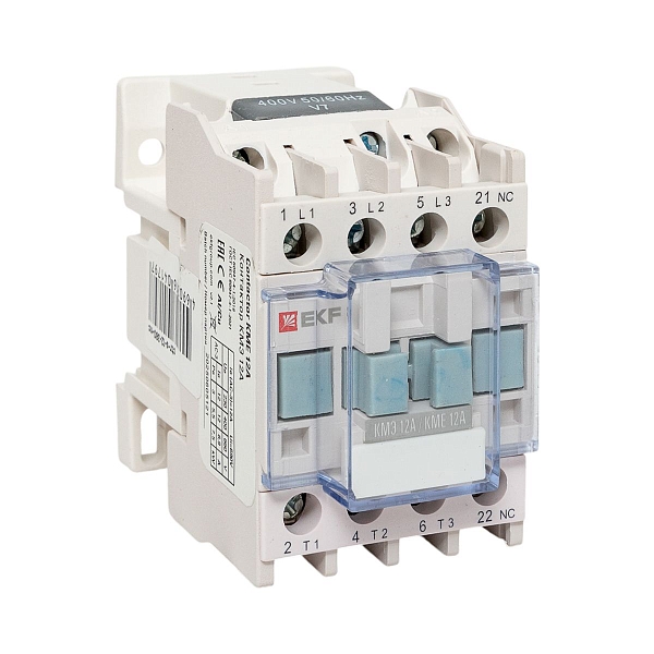 Контактор КМЭ-1 12А 1NC 400В AC EKF
