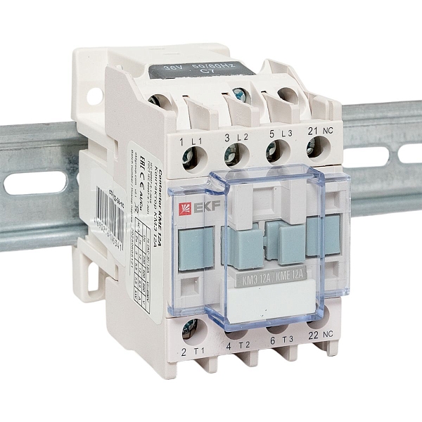 Контактор КМЭ-1 12А 1NC 36В AC EKF