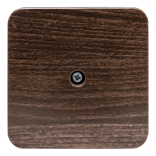 Коробка разветвительная КМР-030-030кг (75x75x26) с клеммником тёмное дерево EKF PROxima