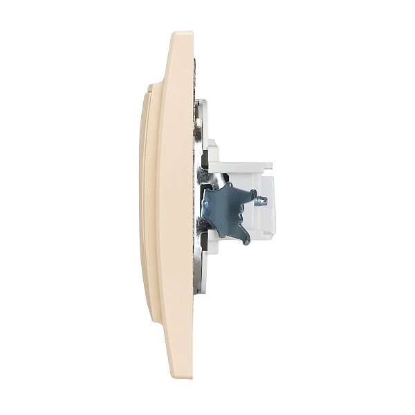 Розетка RJ-45 1-мест. СП бежевый Минск EKF