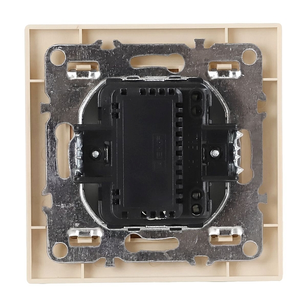 Минск Розетка USB 2-местная СП 2,1А бежевая EKF