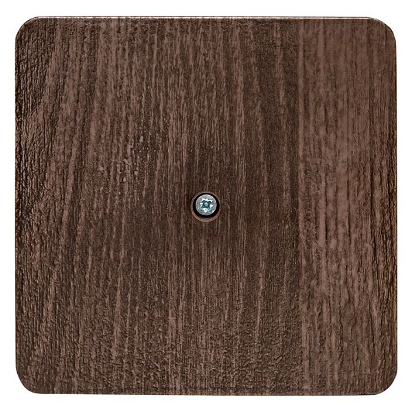 Коробка разветвительная KMP-030-032 (100x100x28) тёмное дерево EKF PROxima