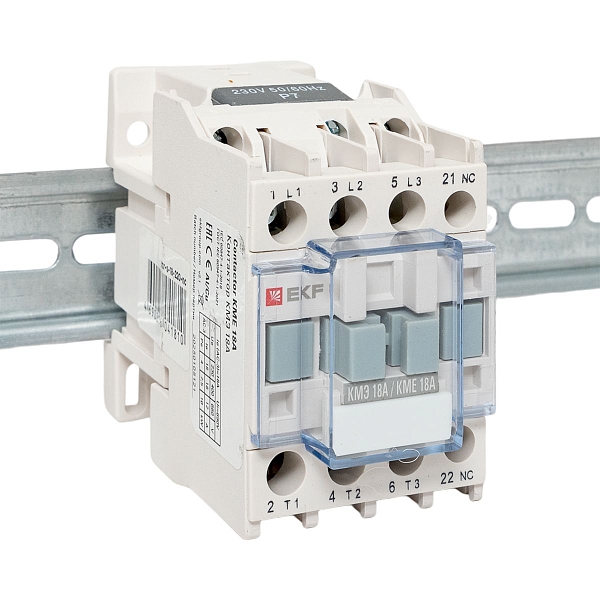 Контактор КМЭ-1 18А 1NC 230В AC EKF
