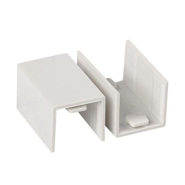 Соединитель (16x16) (4 шт) белый EKF-Plast 