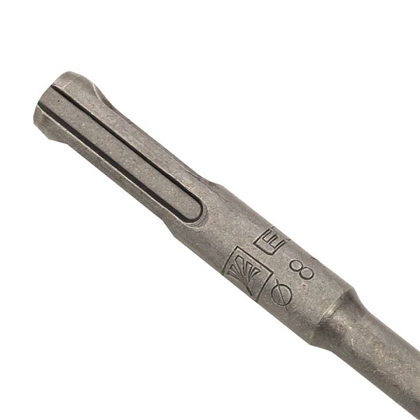 Бур по бетону SDS-plus 8x110 мм (2 резца)(4S спираль) EKF Master