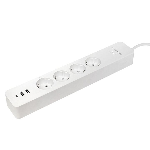 Умный удлинитель c USB Wi-Fi PRO EKF Connect
