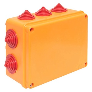 Коробка огнестойкая E90 190x140x70мм, с клеммником 20 полюсов 0,5-4 мм2 IP55 EKF
