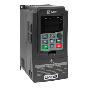 Преобразователь частоты 2,2/4кВт 1x230В VECTOR-100 EKF PROxima