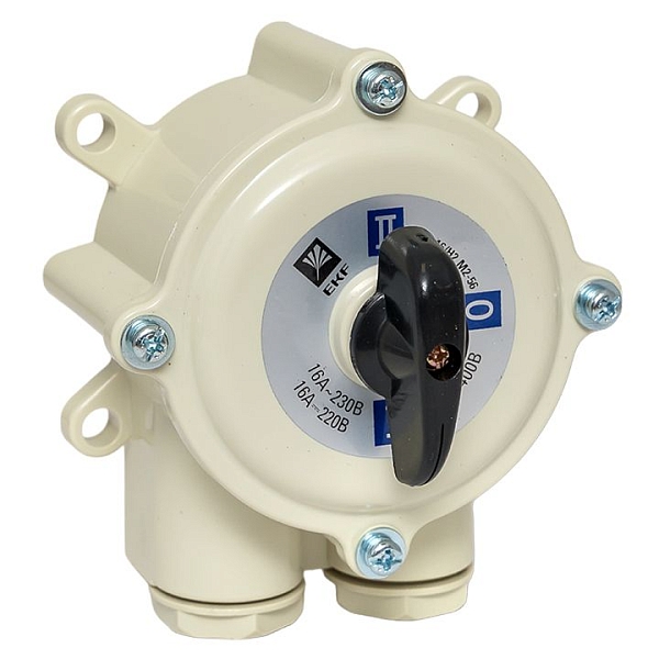 Пакетный переключатель ПП 3-16/Н2 М2 пл. IP56 EKF PROxima