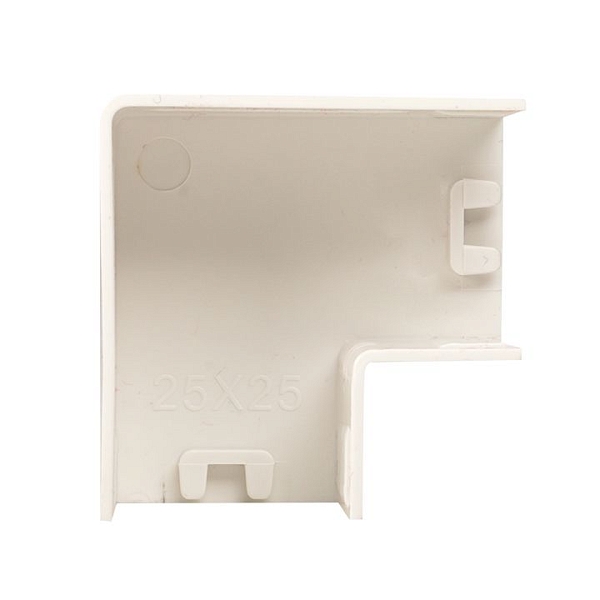 Поворот 90 гр. (25x25) (4 шт) белый EKF-Plast 