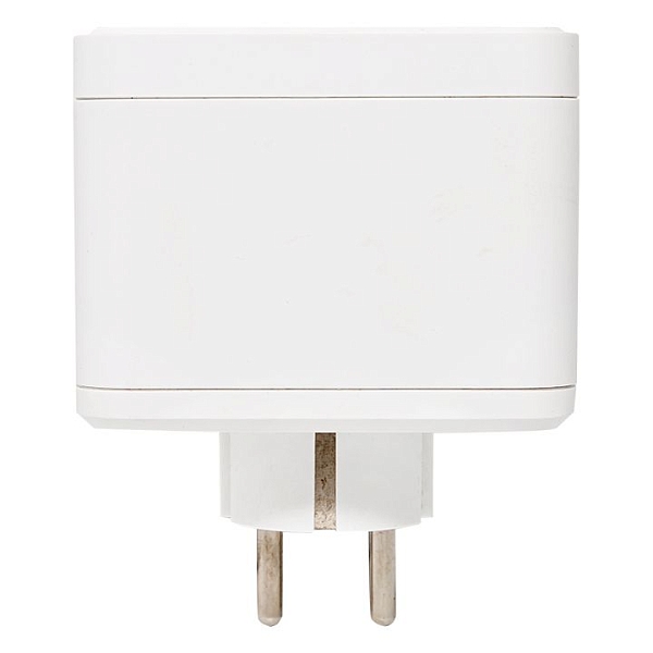 Тройник "Куб" 2 гнезда 2USB 2,4А+Type C + Ночник