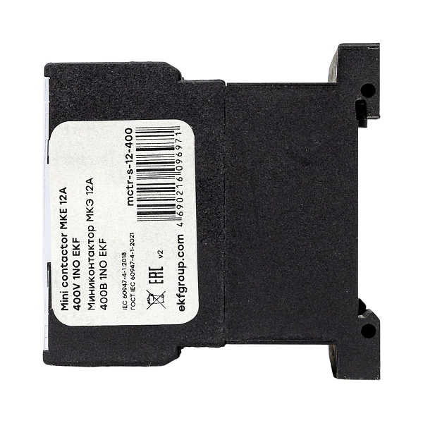 Миниконтактор МКЭ 12А 400В 1NO EKF PROxima