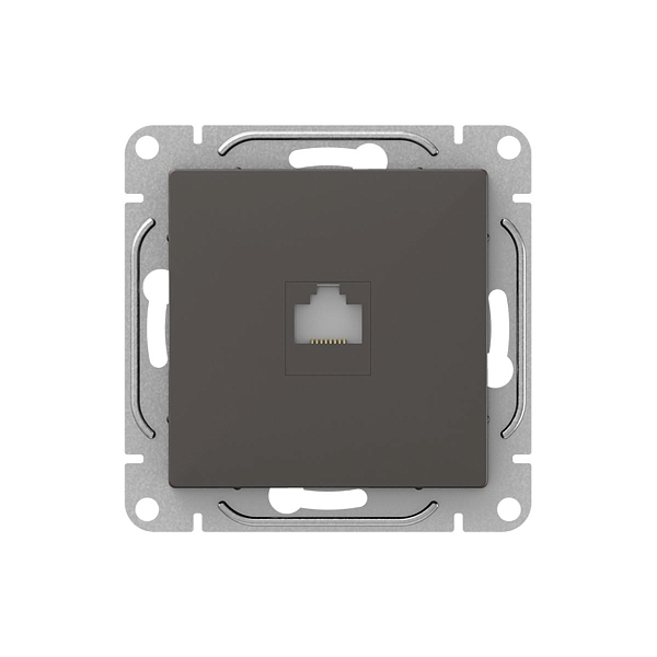 Механизм розетки RJ45 (cat6), мокко Эпика EKF
