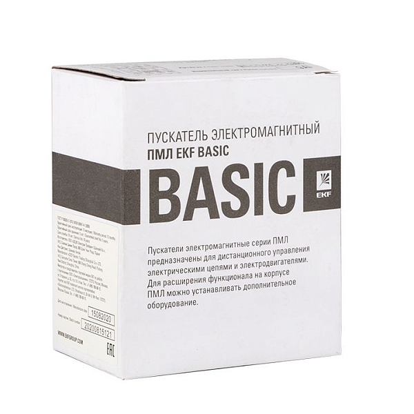 Пускатель электромагнитный серии ПМЛ-1161М 9А 400В EKF Basic