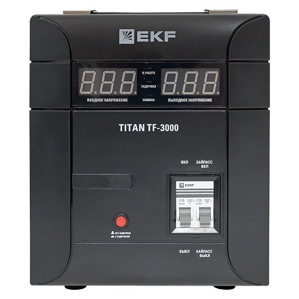 Стабилизатор напряжения симисторный напольного исполения TITAN -ТF-3000 EKF