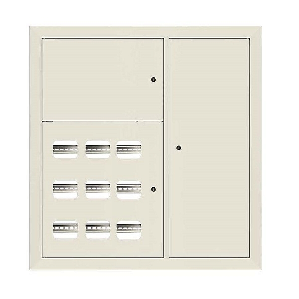 Щит этажный 9 кв. RAL9002 3 окна в ряд по гориз. (1000x950x150) EKF PROxima