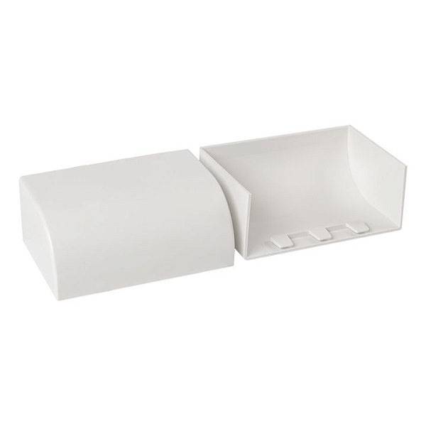 Заглушка (100x40) (2 шт) белая EKF-Plast 