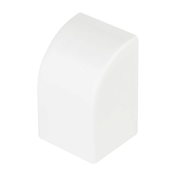Заглушка (25x25) (4 шт) белая EKF-Plast 