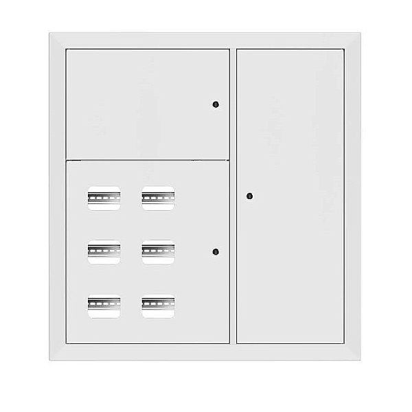 Щит этажный 6 кв. RAL9003 (1000x950x150) EKF Basic
