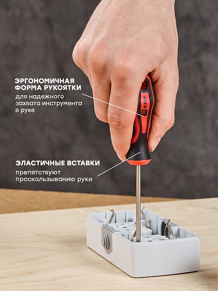 Отвертка Master SL4x100 мм EKF