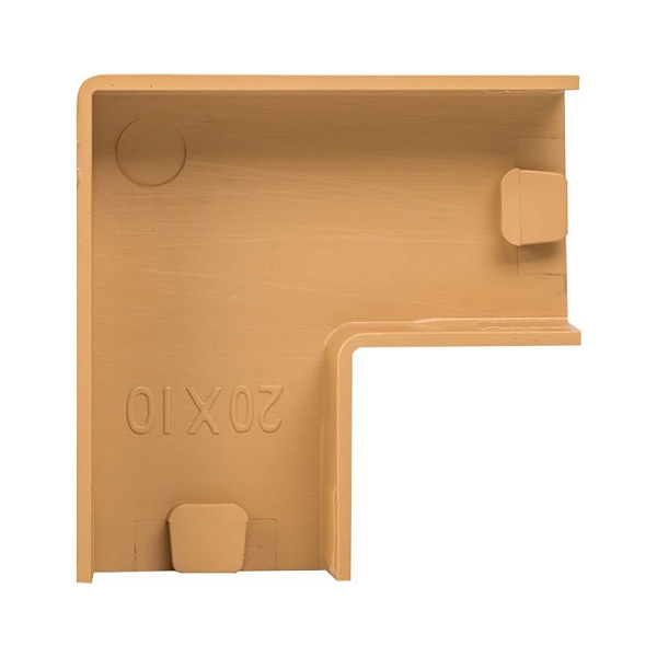 Поворот 90 гр. (20x10) (4 шт) светлое дерево EKF-Plast 