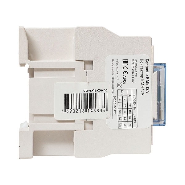 Контактор КМЭ-1 12А 1NC 24В AC EKF