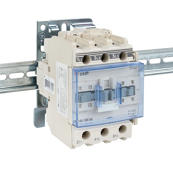 Контактор КМЭ-3 40А 1NO+1NC 230В AC EKF